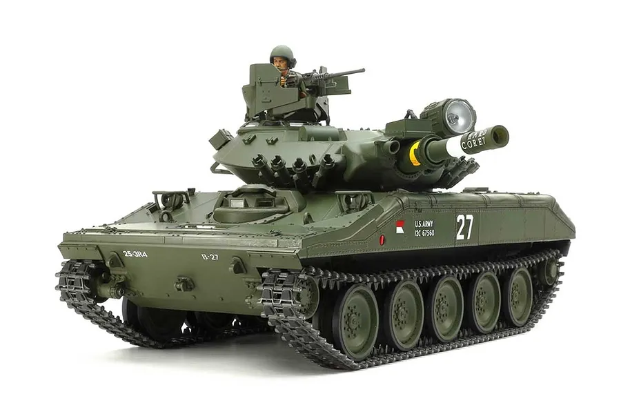 Tamiya 1/16 U.S. Airborne M551 Sheridan Scaled RC Tank Kit w/ Fully Optioned &amp;amp; Limited Edition image 43825