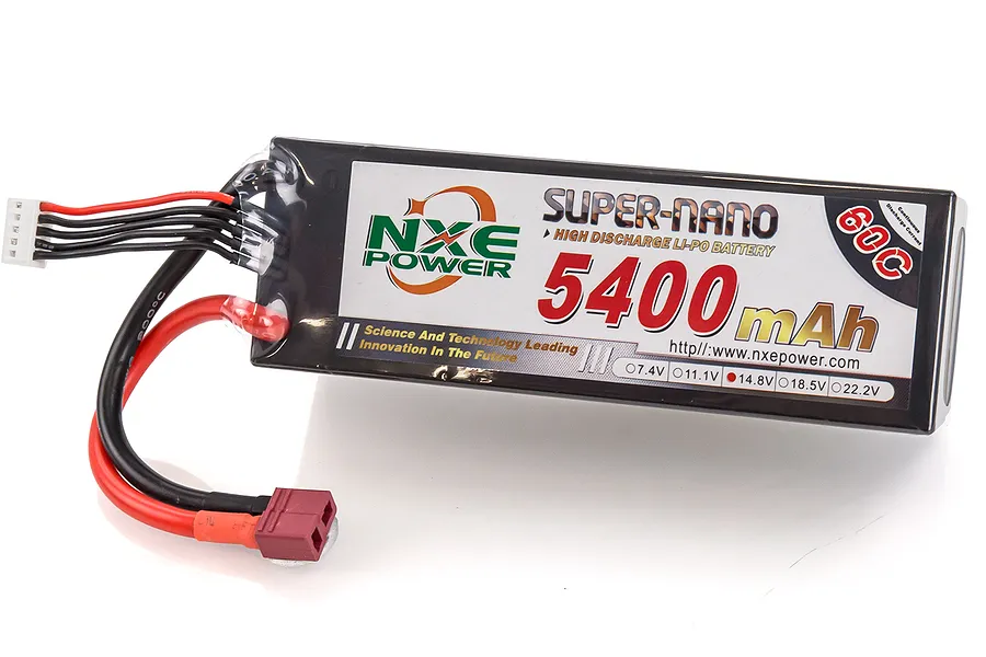 NXE 14.8v 5400mAh 60C Hard Case LiPo Battery image 43895