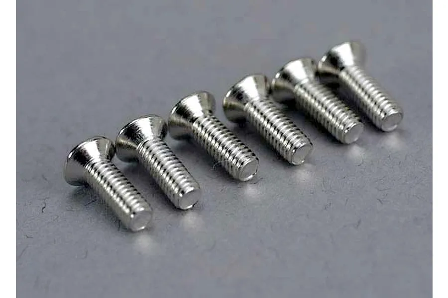 Traxxas 2.6x8mm Fine Thread Countersunk Head Screws 6Pcs image 4396