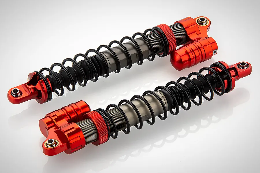 Rovan Baja Red Aluminium Front Piggy Back Shocks 2Pcs image 43987