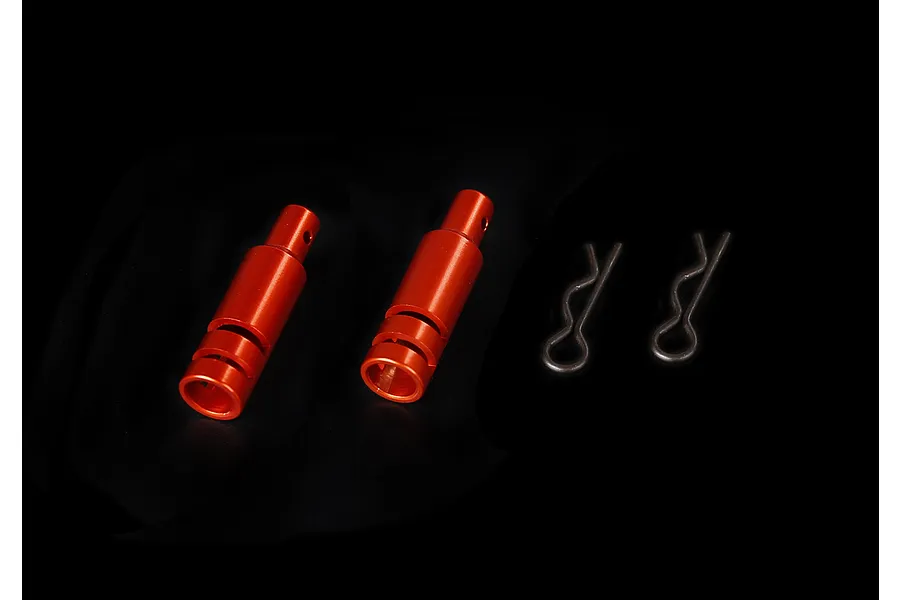 Rovan Baja Orange Aluminium Rear Body Post /w Body Pins 2Pcs image 43999