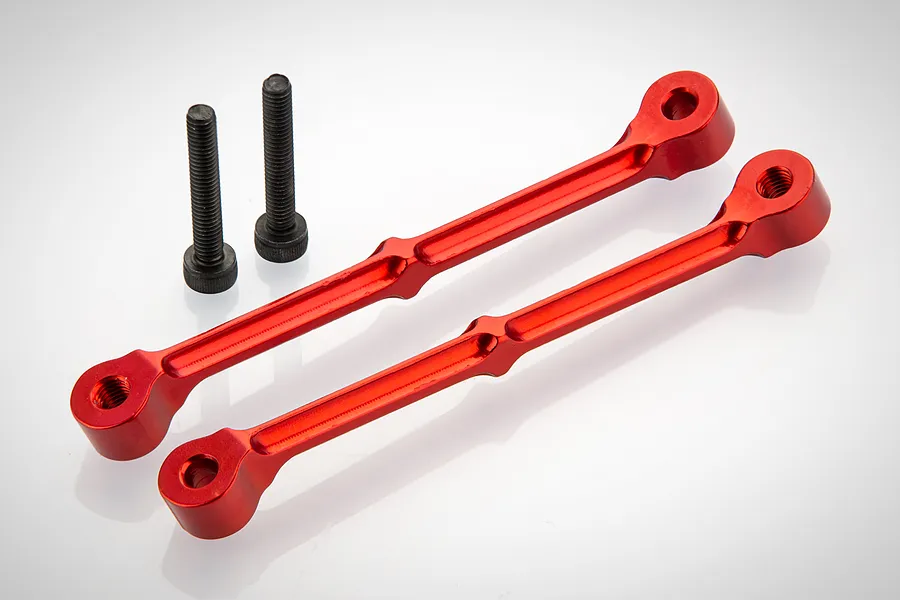 Rovan Red Aluminium Rear Shock Tower Brace Set image 44028