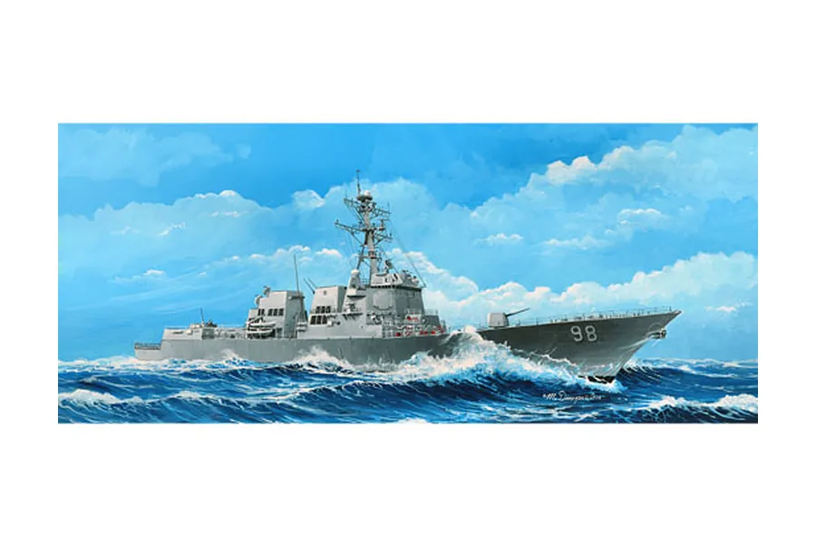 Trumpeter 1/350 USS Forrest Sherman DDG-98 Guided Missile Destroyer Plastic Model Kit image 44096