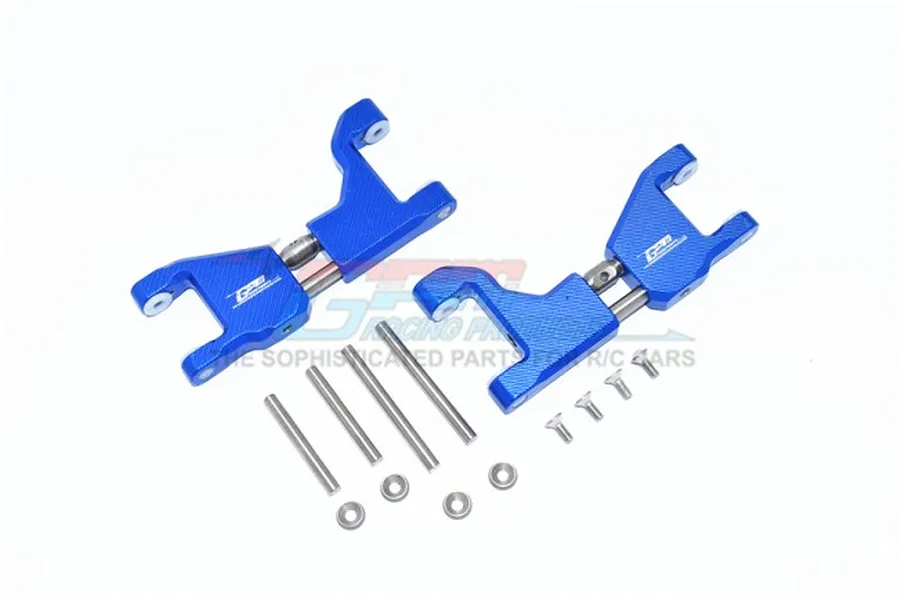 GPM Blue Aluminium Front/Rear Upper Suspension Arm 2Pcs w/ Suspension Pins image 44113
