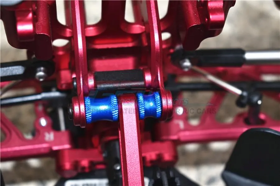 GPM Red Aluminium ARRMA Kraton 6S Rear Chassis Brace Space Set 2Pcs image 44118