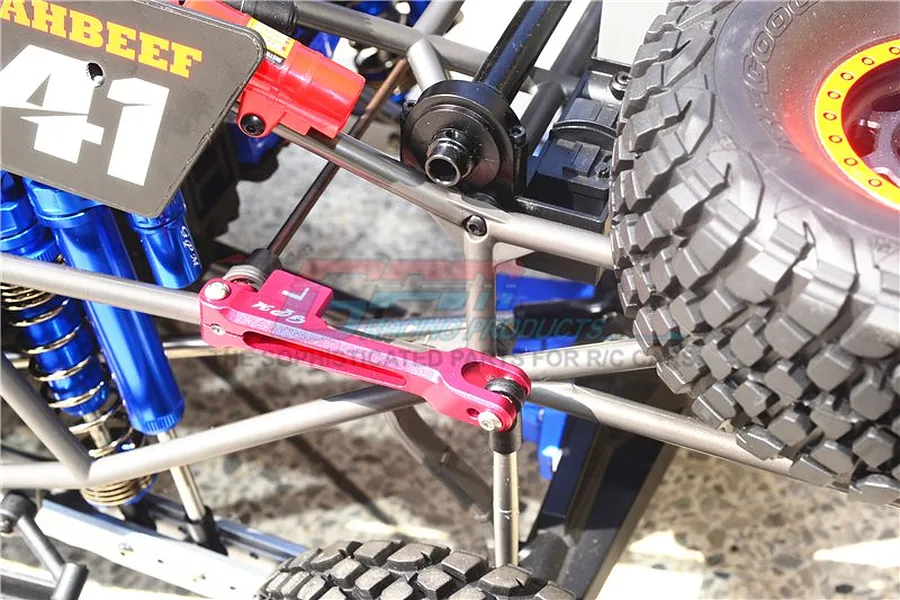 GPM UDR Silver Aluminium Sway Bars w/ Stainless Steel Turnbuckles image 44159