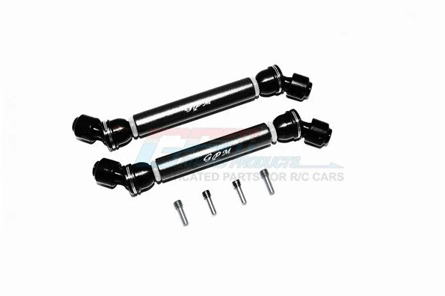 GPM Black Aluminium Axial Capra Front &amp;amp; Rear Centre Drive Shafts 2Pcs image 44217