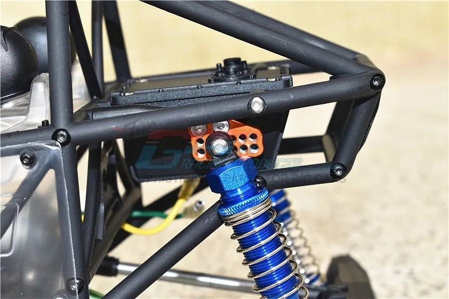 GPM Grey Silver Aluminium Axial Capra Front &amp;amp; Rear Adjustable Shock Towers 4Pcs w/ Hardware image 4