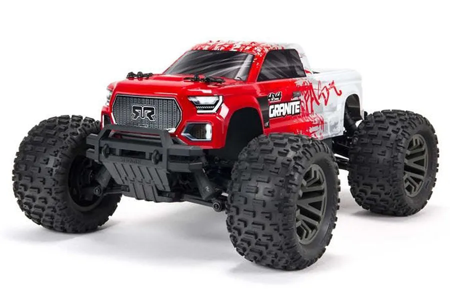 ARRMA GRANITE BLX 3S (V3) RC Monster Truck Electric Brushless 4WD 1/10 Scale - Red image 44250