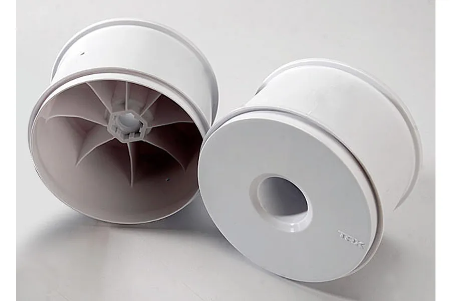 Traxxas 3.8&amp;quot; Dished White Rims 2Pcs image 4438