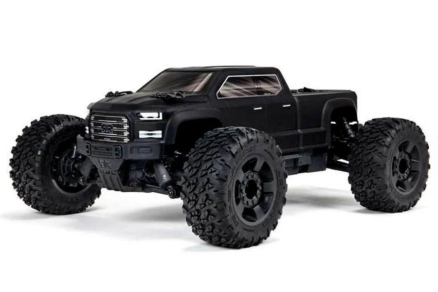 ARRMA Big Rock 4X4 BLX 3S (V3) RC Monster Truck Electric Brushless 4WD 1/10 Scale RTR - Black image 44371