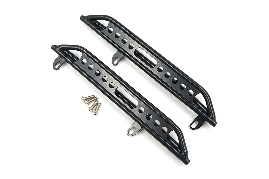 Yeah Racing Black Steel SCX10 III Side Step Rock Rails 2Pcs image 44499