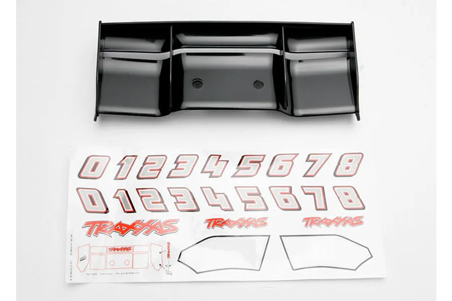 Traxxas Revo Wing (Black) w/ Decal Sheet image 4457