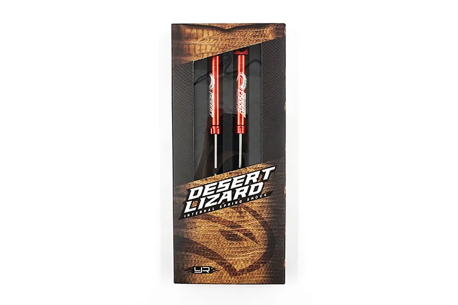 Yeah Racing 1/10 Red 110mm Desert Lizard Piggyback Internal Spring Shocks 2Pcs image 44685