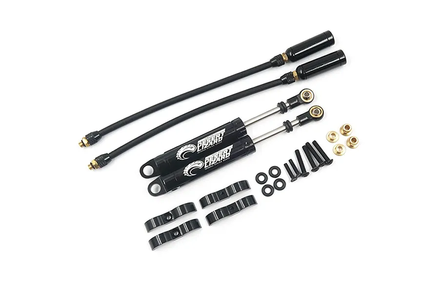 Yeah Racing 1/10 Black 110mm Desert Lizard Piggyback Internal Spring Shocks 2Pcs image 44687