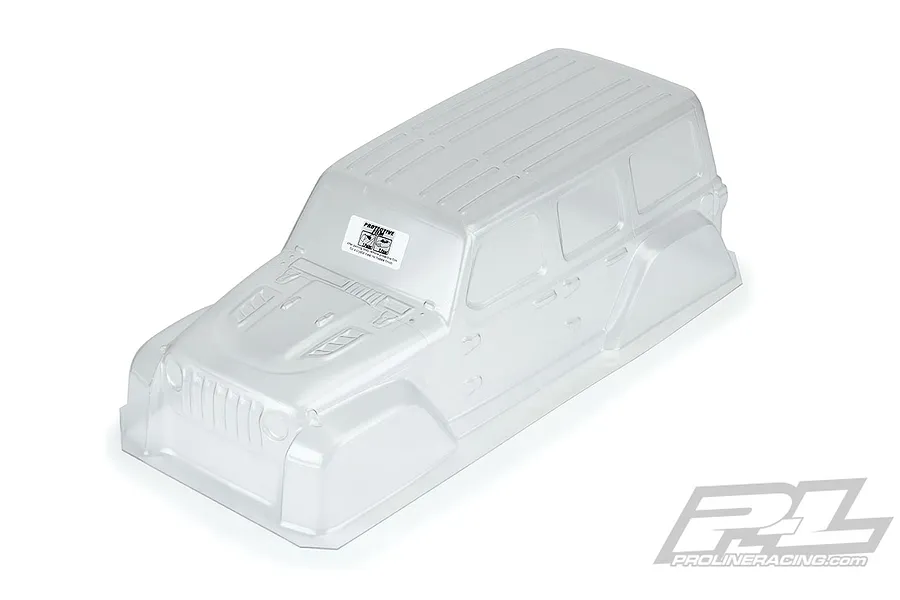Pro-Line 1/10 Jeep Wrangler JL Unlimited Rubicon Unpainted Body Shell image 44701