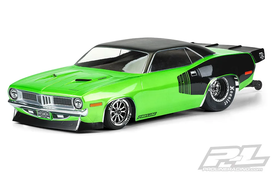 Pro-Line 1/10 1972 Plymouth Barracuda Unpainted Body Shell image 44723