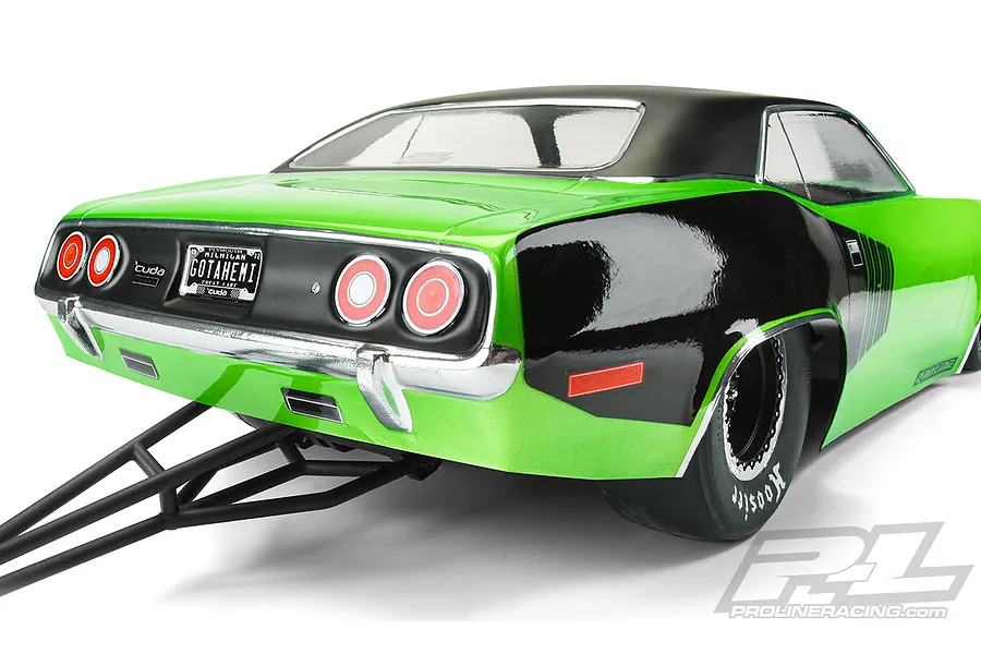 Pro-Line 1/10 1972 Plymouth Barracuda Unpainted Body Shell image 44727
