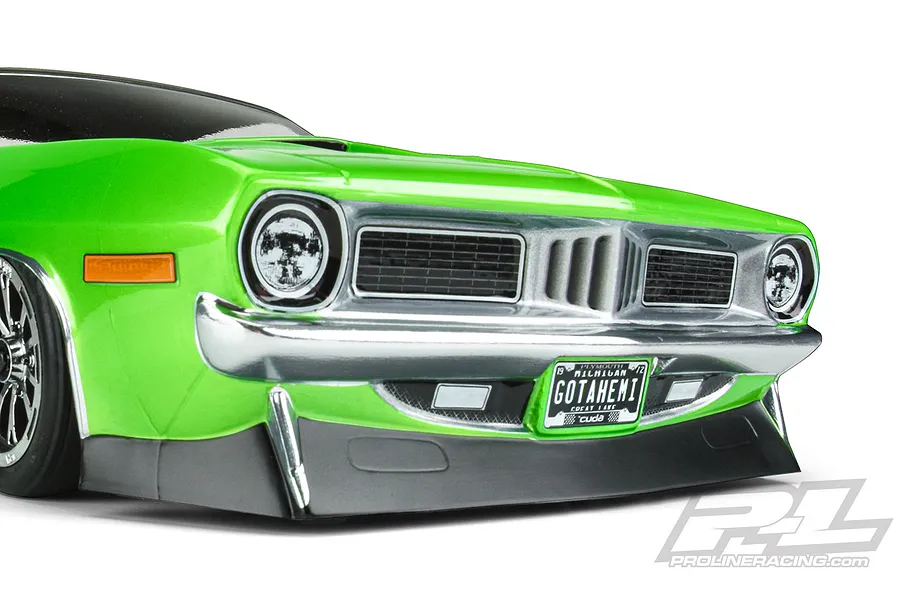 Pro-Line 1/10 1972 Plymouth Barracuda Unpainted Body Shell image 44729
