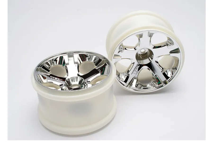 Traxxas 2.8&amp;quot; All-Star Chrome Rims 2Pcs image 4483