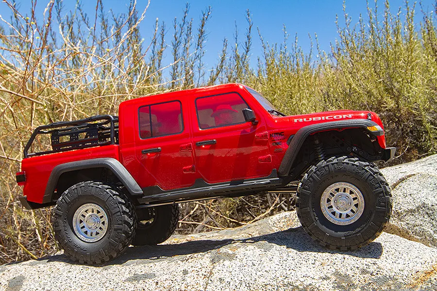 Axial SCX10 III Jeep JT Gladiator RC Rock Crawler Electric 4WD 1/10 Scale RTR - Red image 44855