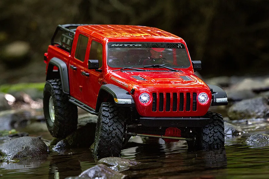 Axial SCX10 III Jeep JT Gladiator RC Rock Crawler Electric 4WD 1/10 Scale RTR - Red image 44856
