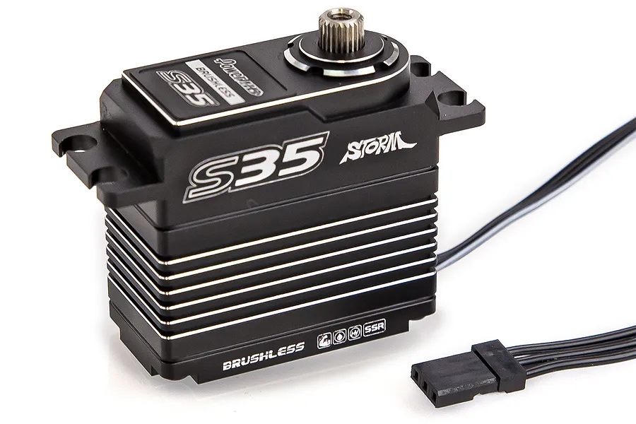 Power HD Storm S35 Standard Brushless 35kg 8.4v Metal Geared Servo image 44880