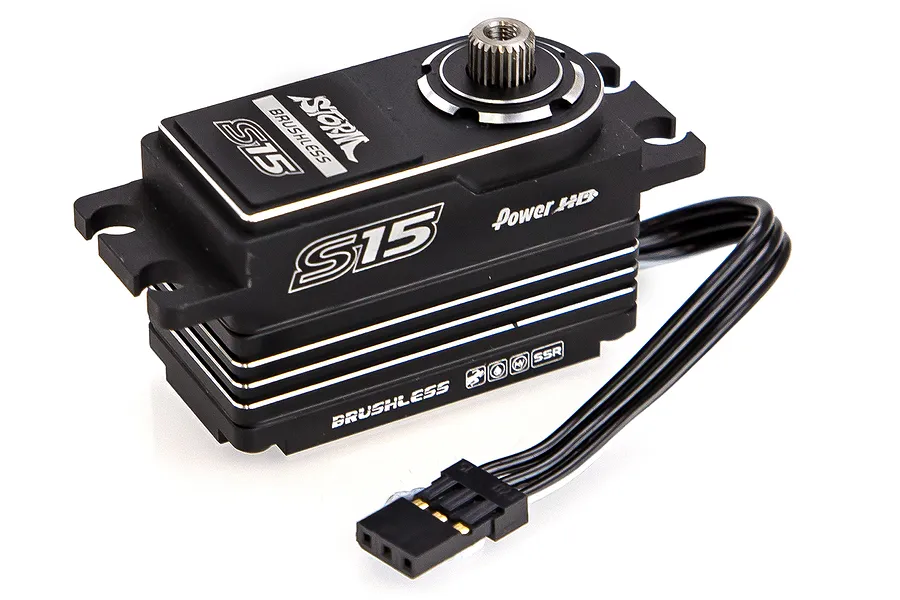 Power HD Silver Storm S15 Low Profile HV Brushless 16.5kg 8.4v Metal Geared Servo image 44886