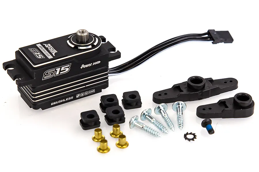 Power HD Silver Storm S15 Low Profile HV Brushless 16.5kg 8.4v Metal Geared Servo image 44889