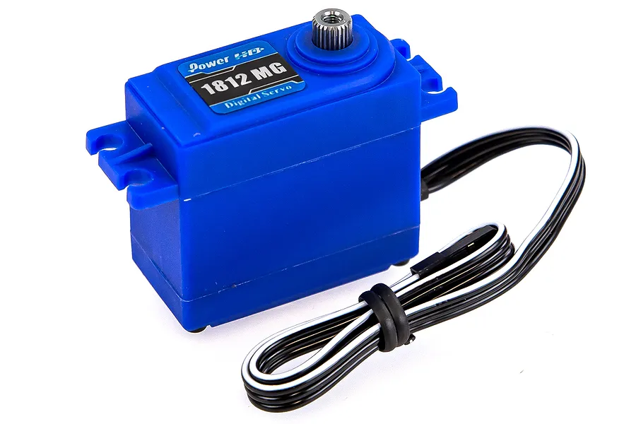 Power HD Standard 1812MG 18kg Metal Geared Waterproof Servo image 44901