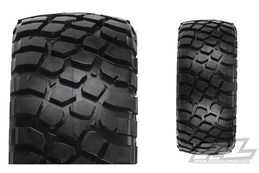 Pro-Line 2.2/3.0&amp;quot; BFGoodrich Baja T/A SC M2 (Medium) Tyres on Black Raid Rims - Glued Wheels 2Pcs image 44936