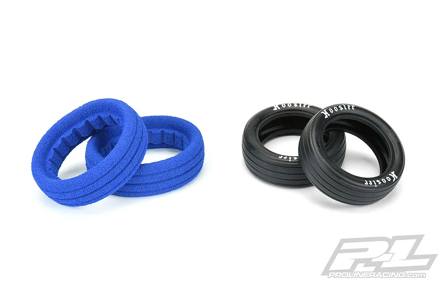 Pro-Line 2.2&amp;quot; Hoosier Drag S3 (Soft) Drag Racing Front Tyre 2Pcs w/ Closed Cell Tyre Insert image 44950
