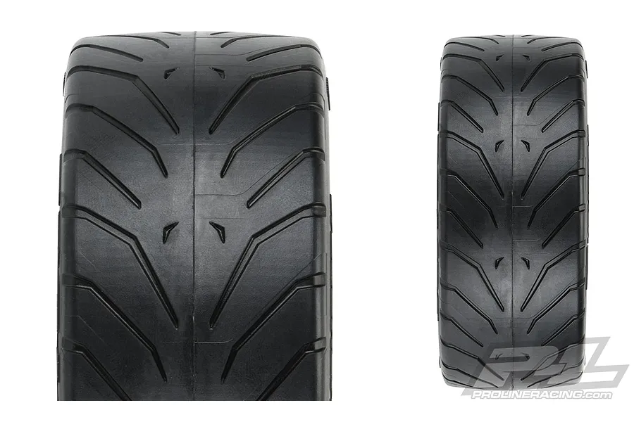 Pro-Line 3.3&amp;quot; Avenger HP S3 (Soft) Street Belted Tyres on Black Mach 10 Rims - Glued Buggy Wheels 2Pcs image 44969