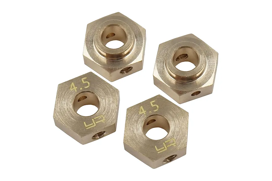 Yeah Racing SCX10 III &amp;amp; Capra High Mass Brass 12mm Hexes 4Pcs image 44999