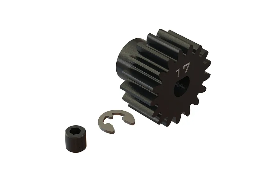 ARRMA Steel 17T 1Mod Safe-D5 Pinion Gear w/ Hardware image 45033