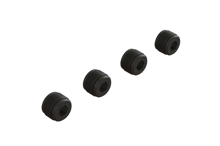 ARRMA 1/5 8S BLX Black Hub Nuts 4Pcs image 45062