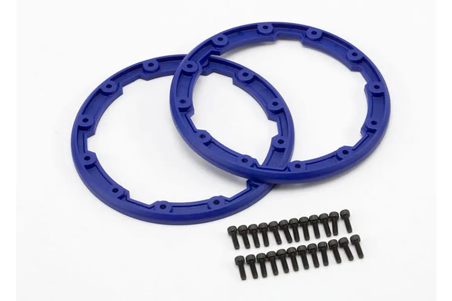 Traxxas Blue Beadlock Style Sidewall Protector w/ Screws image 4518