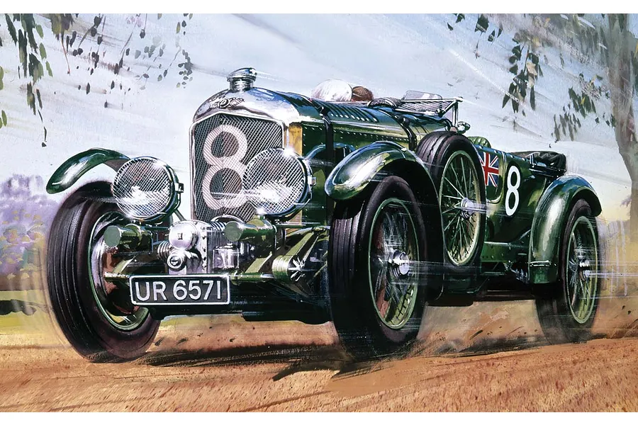 Airfix 1/12 1930 4.5 Litre Bentley Vintage Sports Car Scaled Plastic Model Kit image 45187