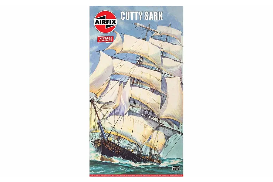 Airfix 1/130 Cutty Sark Sailing Ship Scaled Plastic Model Kit image 45189