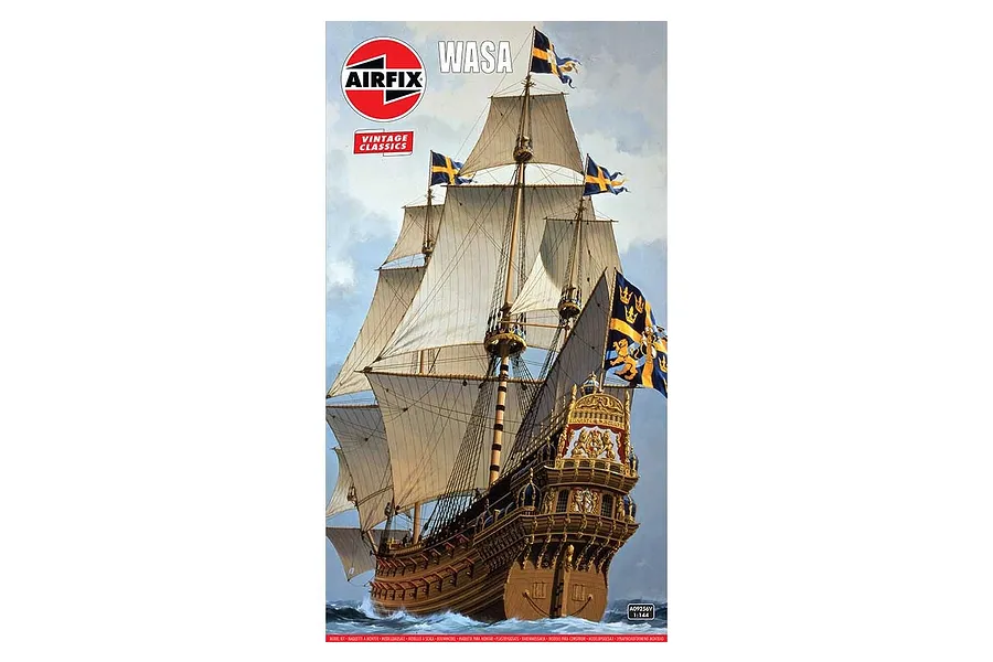 Airfix 1/144 WASA Sailing Ship Scaled Plastic Model Kit image 45193