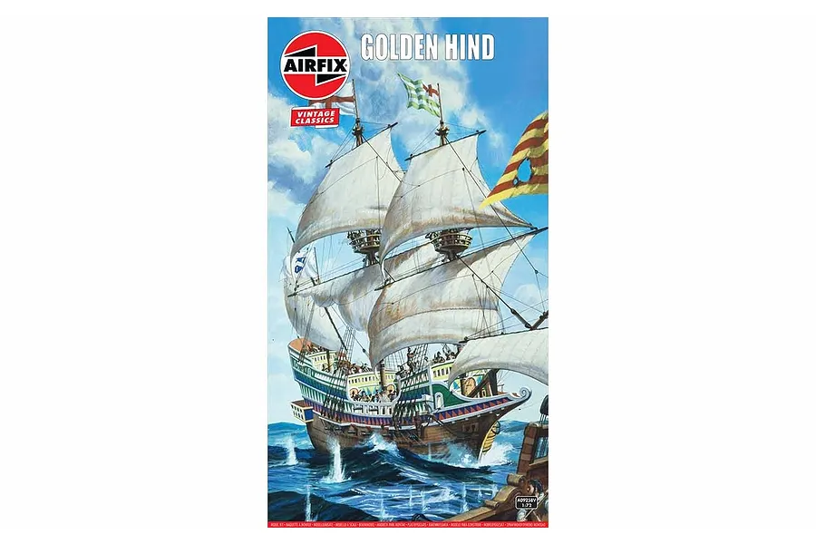Airfix 1/172 Golden Hind Scale Ship Scaled Plastic Model Kit image 45197
