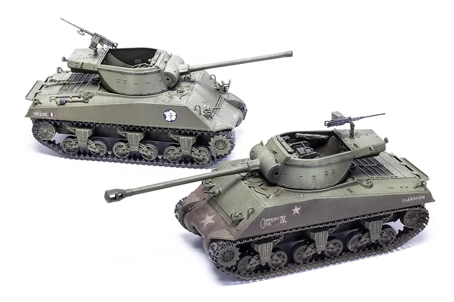 Airfix 1/35 M36B1 GMC (U.S. Army) Tank Scaled Plastic Model Kit image 45344