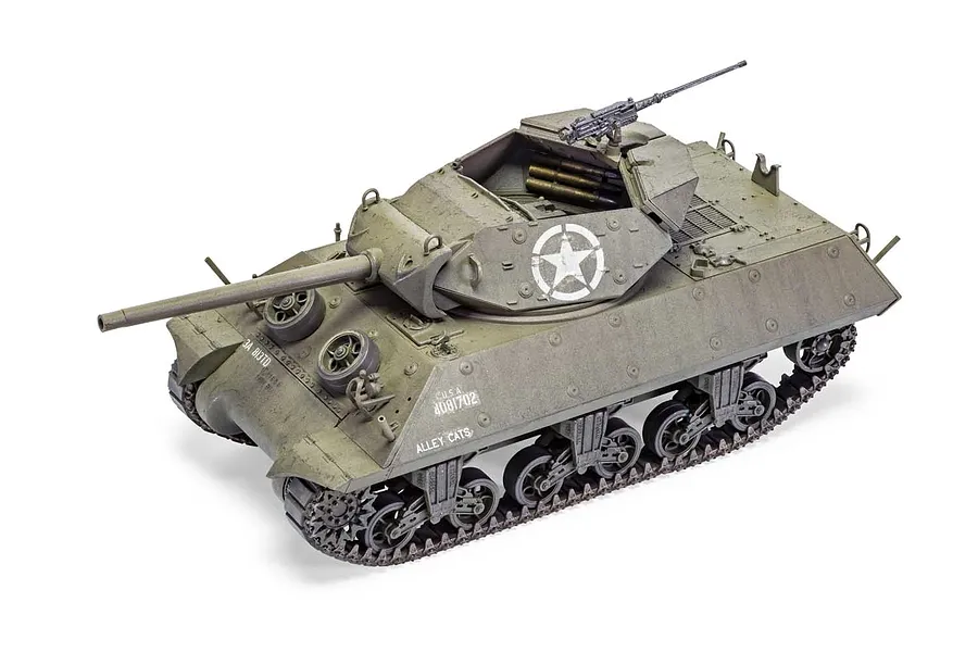 Airfix 1/35 M10 GMC (U.S. Army) Tank Scaled Plastic Model Kit image 45361