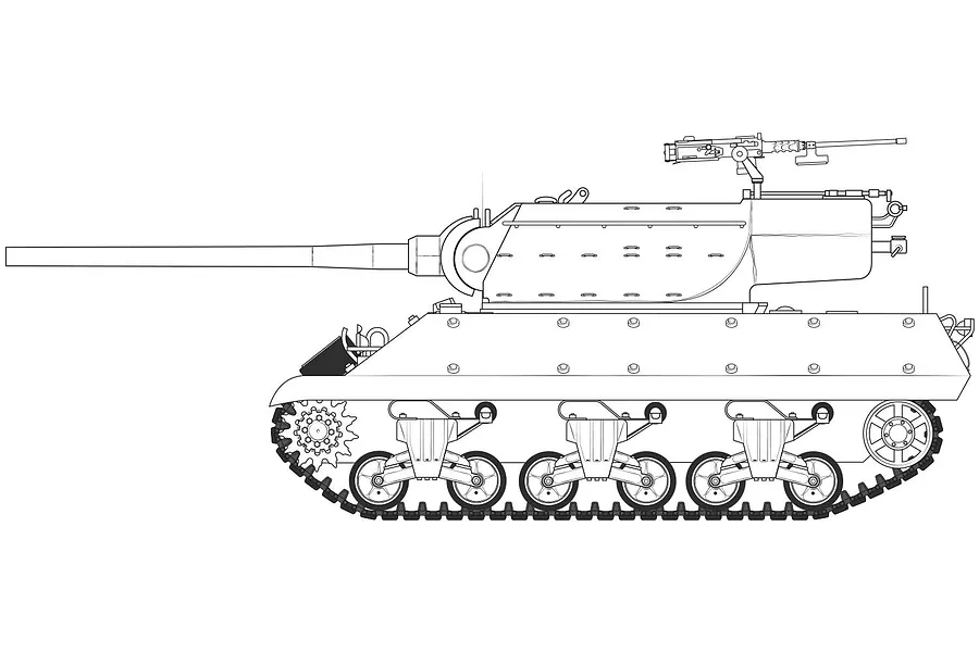 Airfix 1/35 M36/M36B2 &amp;#039;Battle Of The Bulge&amp;#039; Tank Scaled Plastic Model Kit image 45405