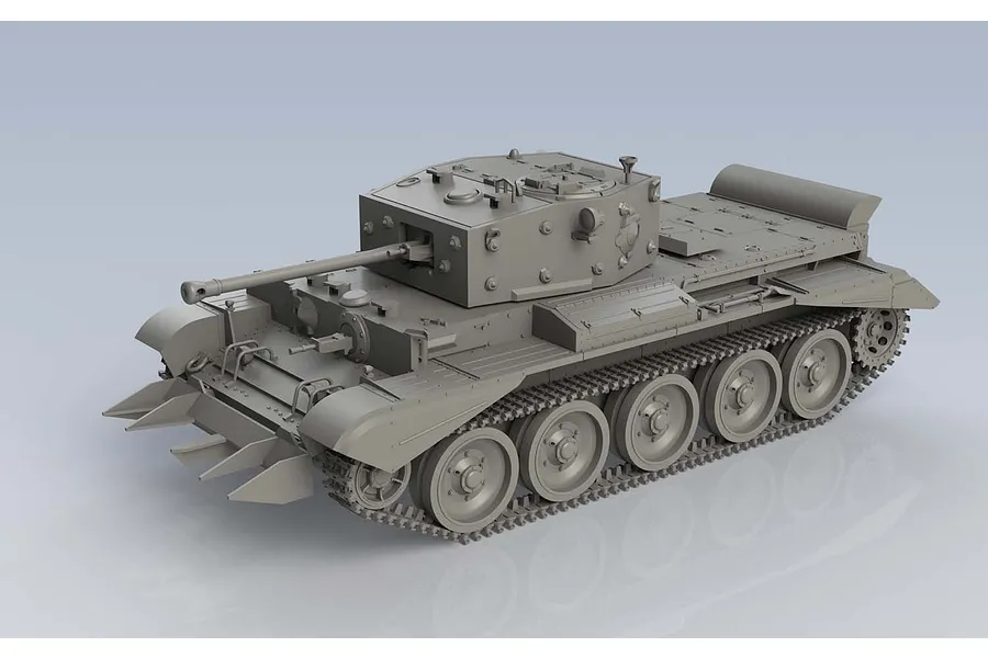 Airfix 1/35 Cruiser Mk.VIII A27M Cromwell Mk.IV Tank Scaled Plastic Model Kit image 45418
