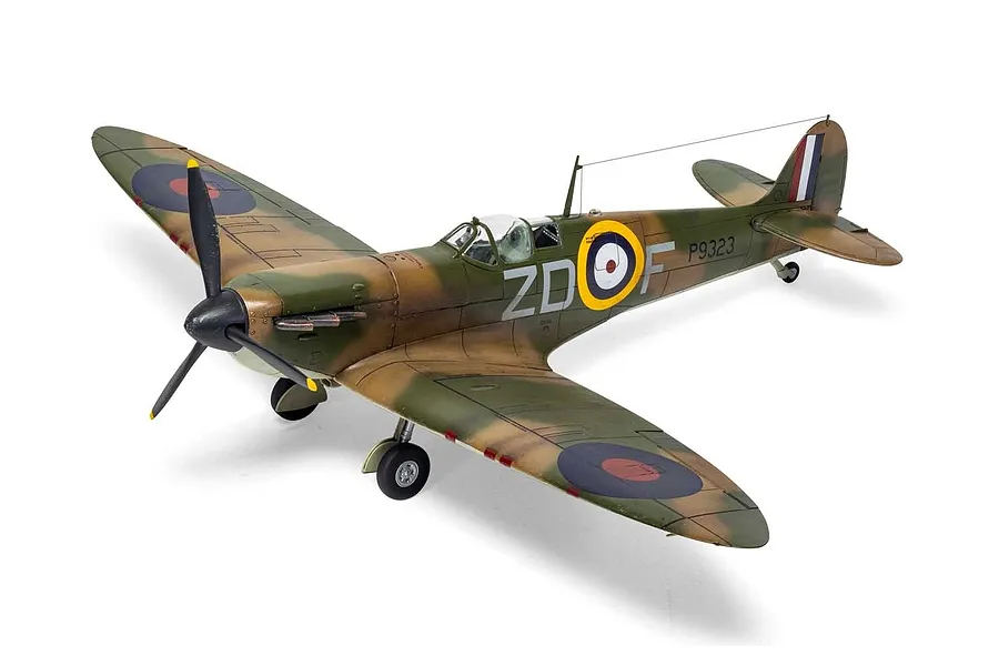 Airfix 1/48 Supermarine Spitfire Mk.1A Fighter Scaled Plastic Model Kit image 45476