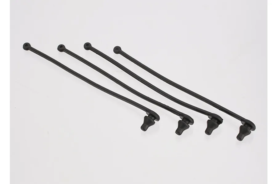 Traxxas Black Silicone Body Pin Retainers 4Pcs image 4551