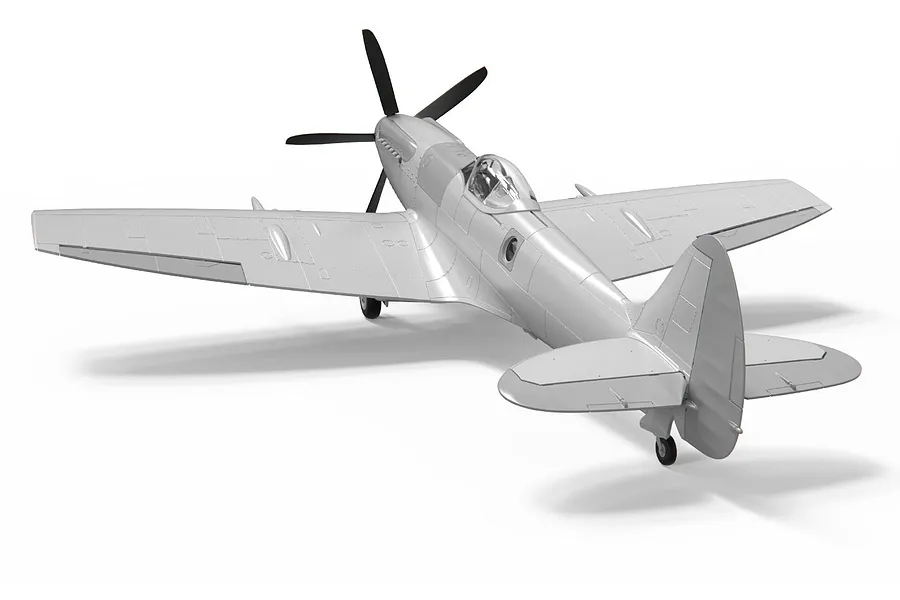 Airfix 1/48 Supermarine Spitfire Mk.XIV Fighter Scaled Plastic Model Kit image 45537