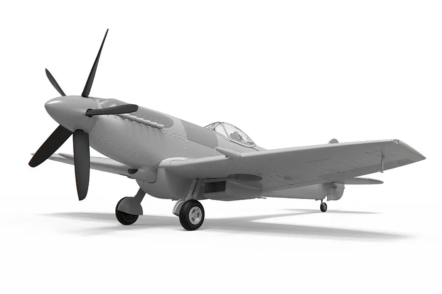Airfix 1/48 Supermarine Spitfire Mk.XIV Fighter Scaled Plastic Model Kit image 45539