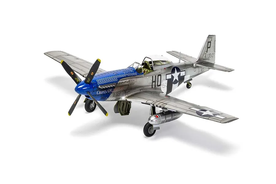 Airfix 1/48 North American P51-D Mustang (Filletless Tails) Fighter Scaled Plastic Model Kit image 11